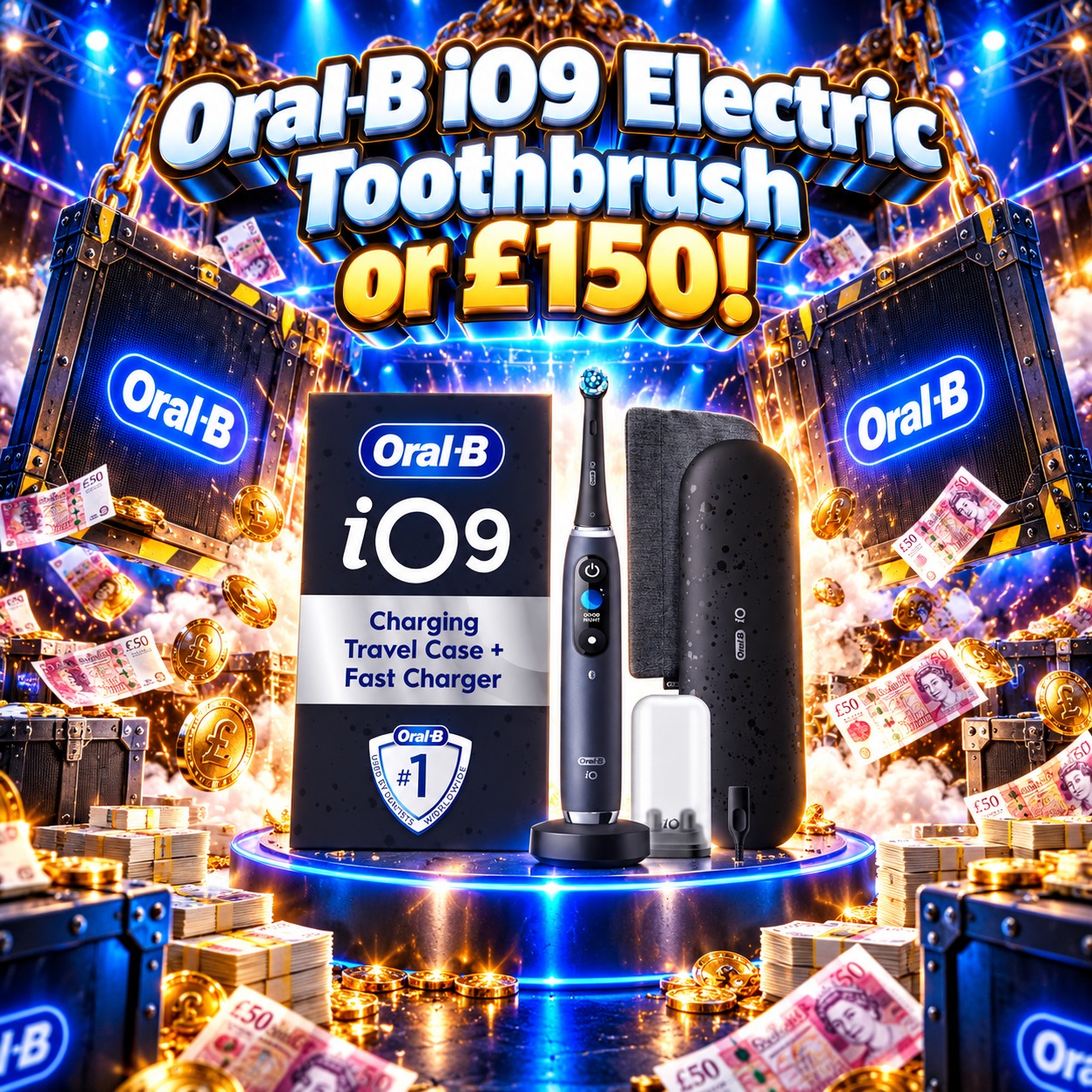 Oral B iO9 Toothbrush or £150!