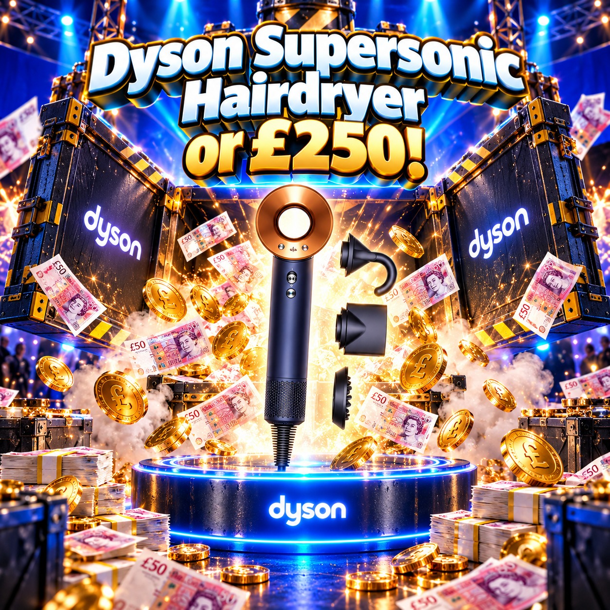 Dyson Supersonic Hairdryer or £250!