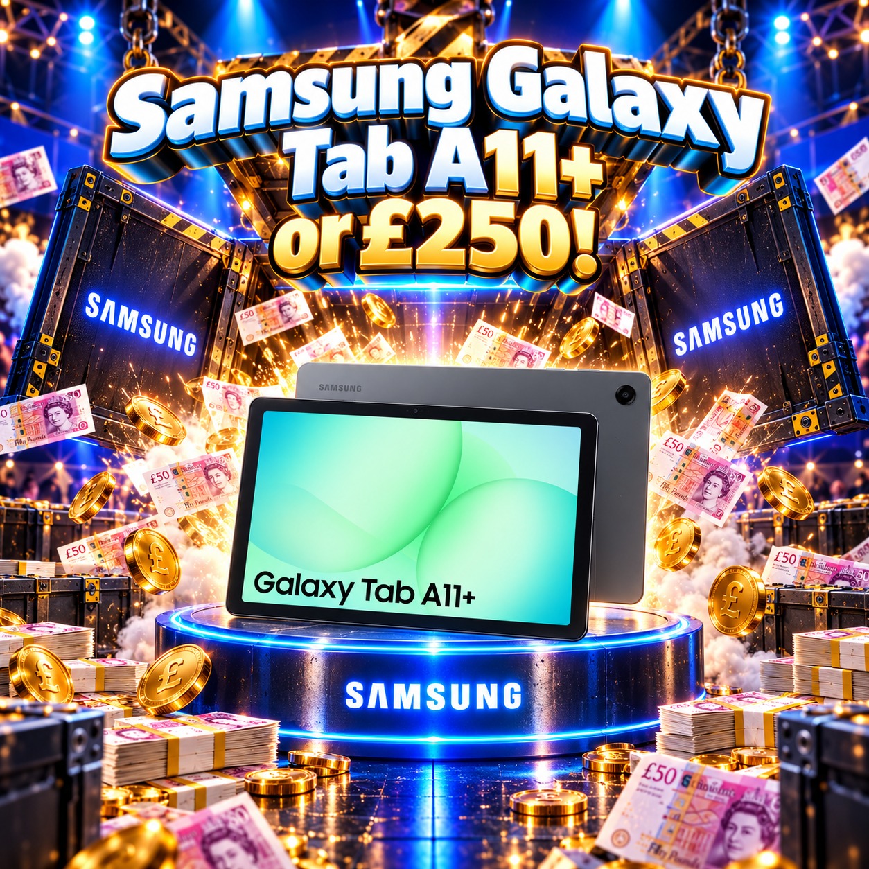 Samsung Galaxy Tab A11 or £250!