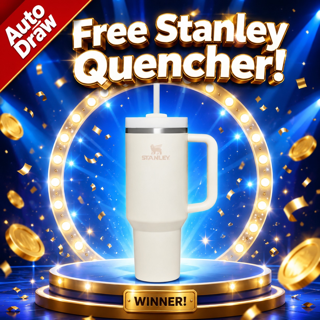 Free Stanley Quencher! - Auto Draw