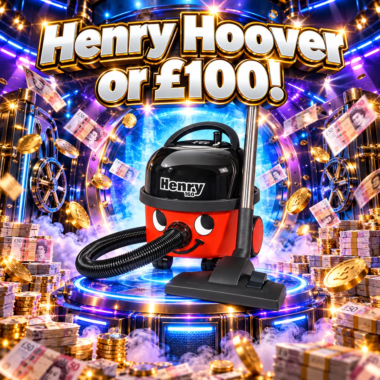 Henry Hoover or £100! #2