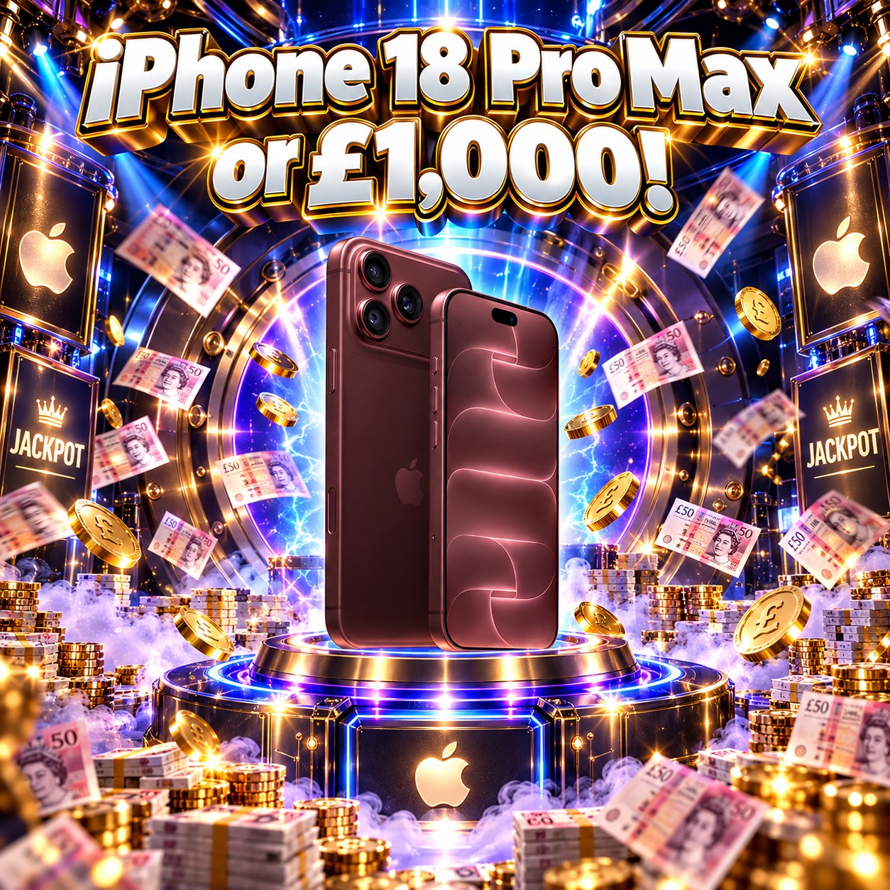 iPhone 18 Pro Max or £1,000!