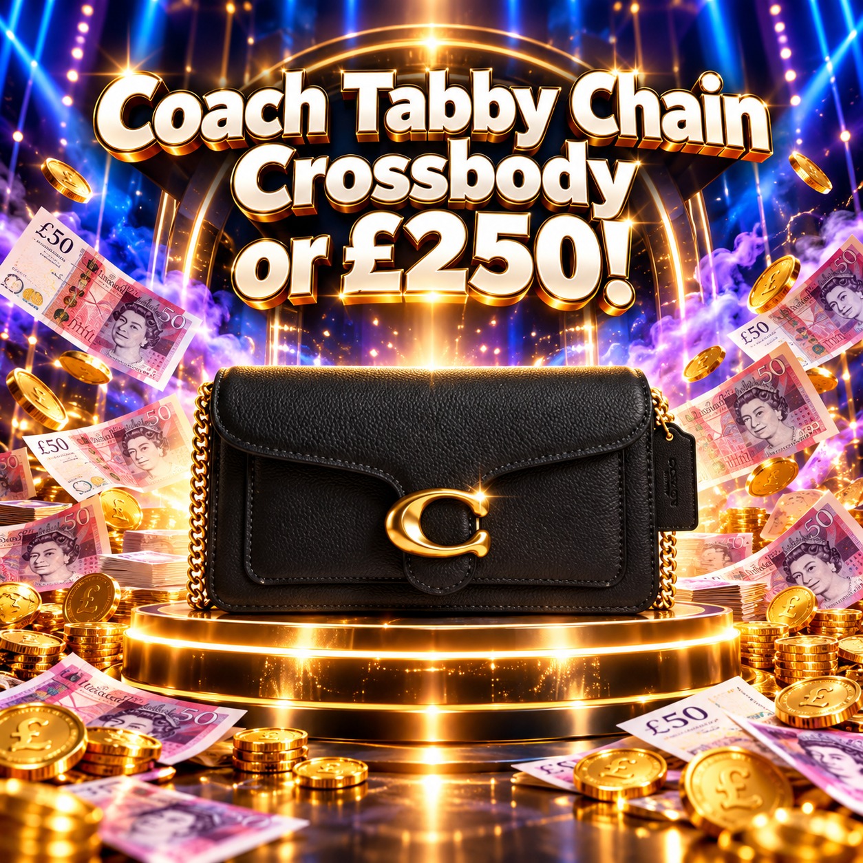 Coach Tabby Chain Crossbody or £250!
