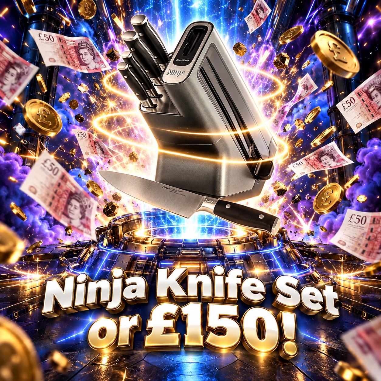 Ninja Knife Set or £150! #59