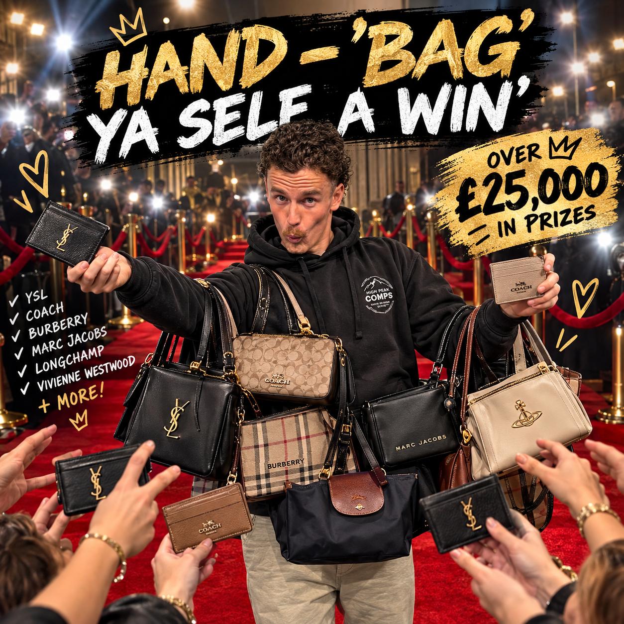 HAND BAG YA SELF A WIN!