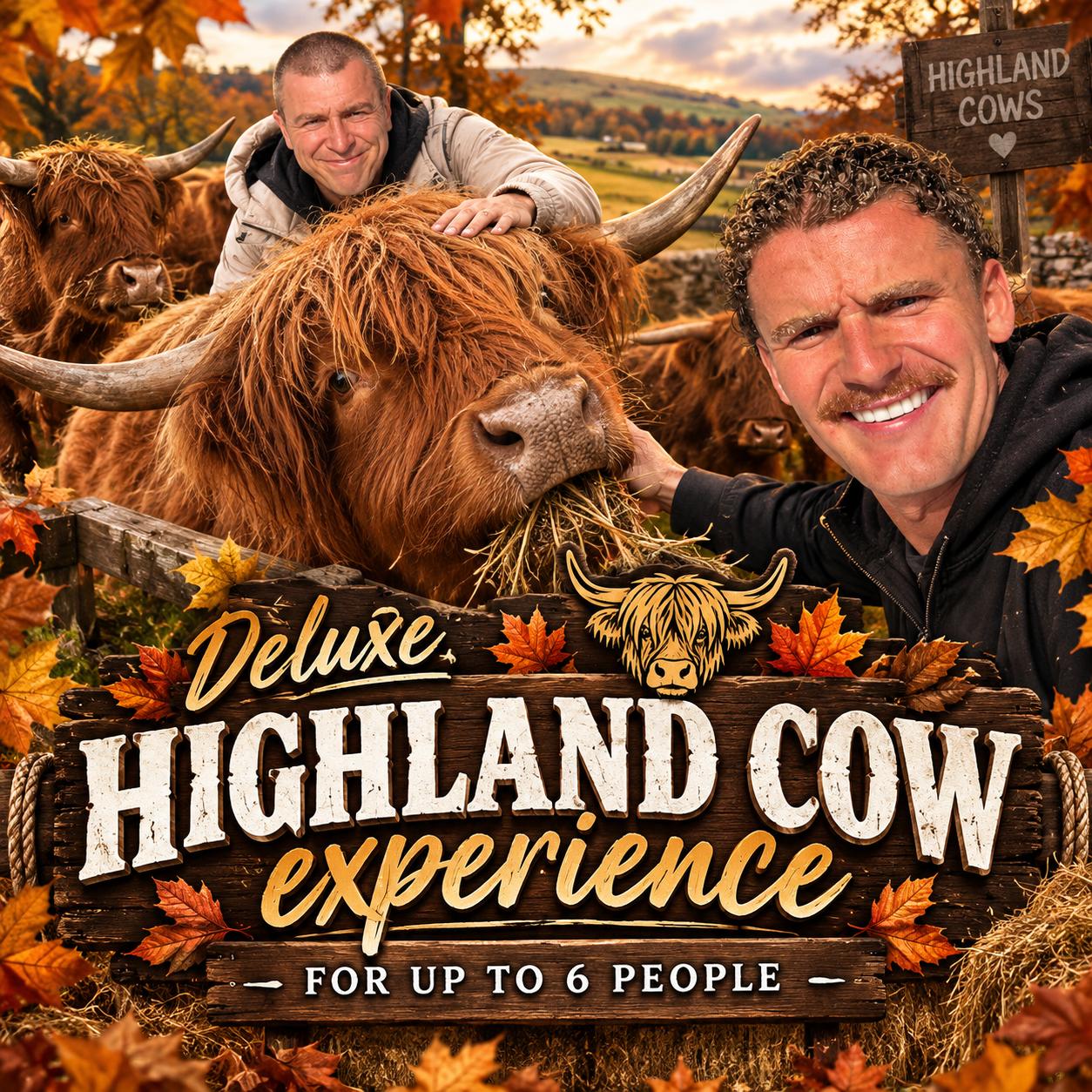 Deluxe Highland Cow Experience for 6!