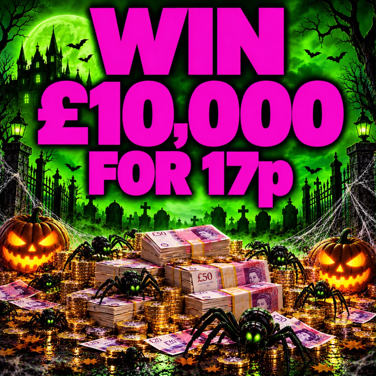 WICKED WEDNESDAYS - £10,000 for 17p!