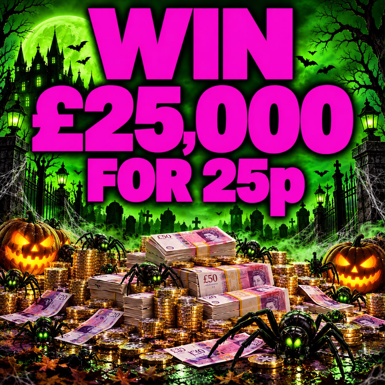 WICKED WEDNESDAYS - £25,000 for 25p!