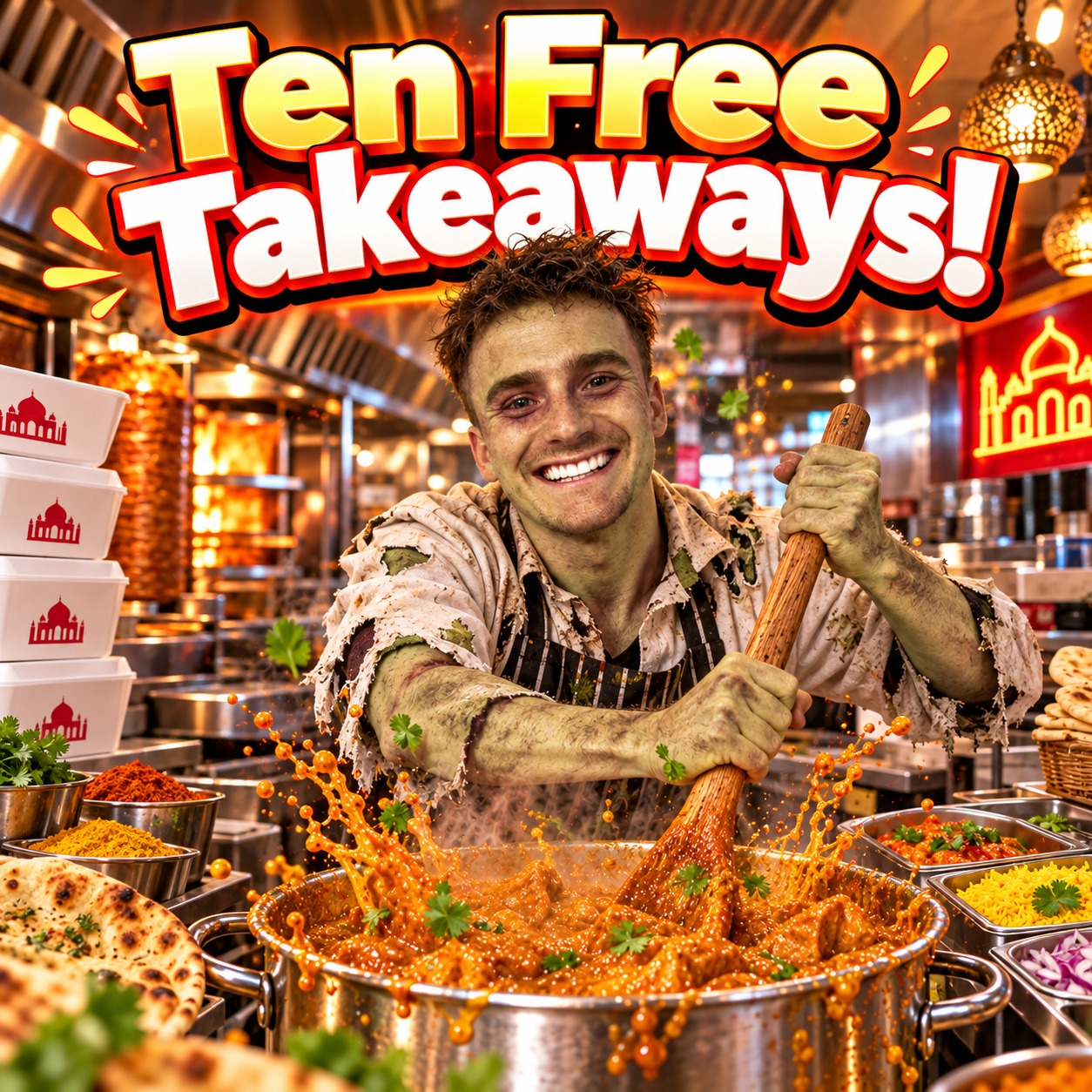 10 FREE TAKEAWAYS ON US! #10