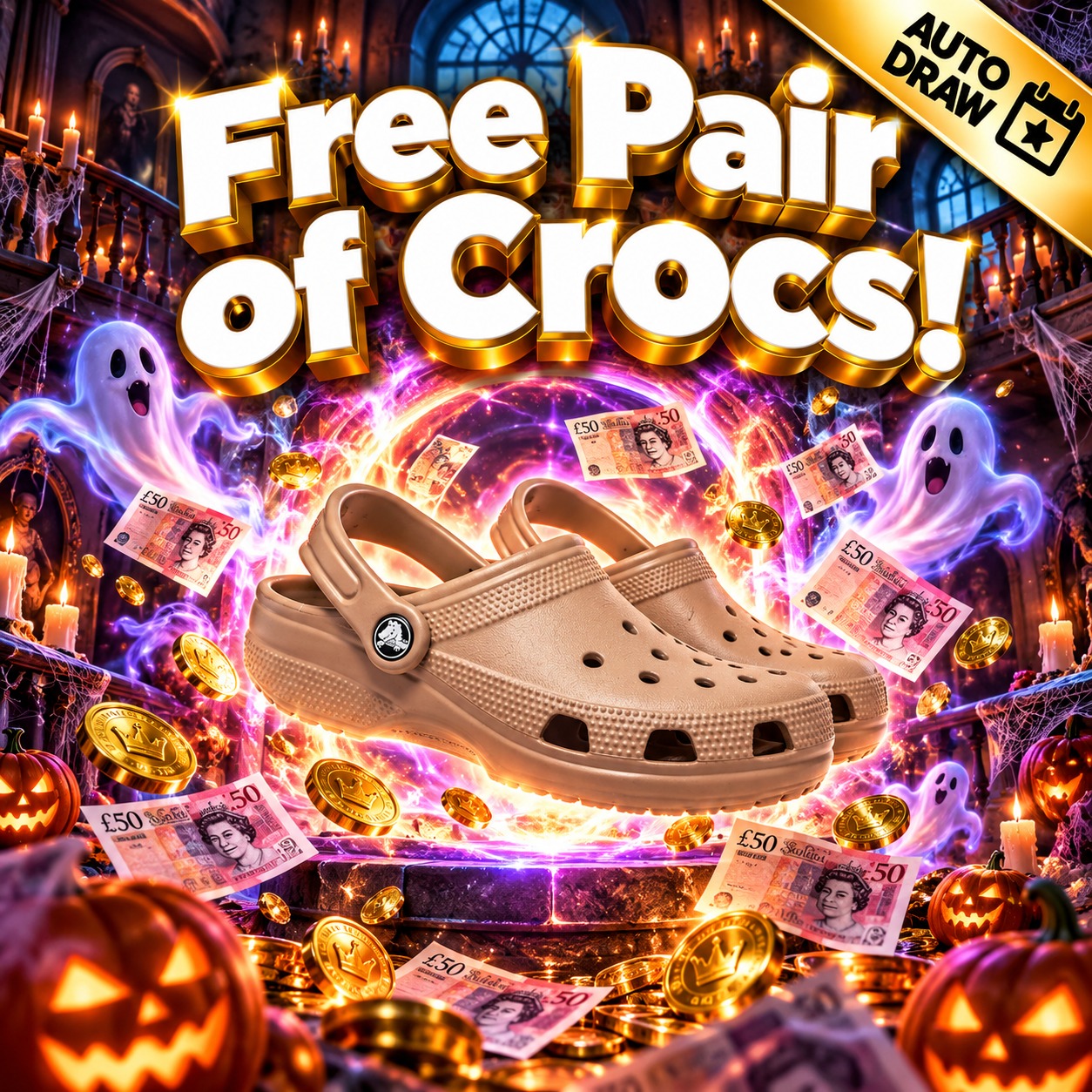 Free Pair of Crocs - Auto Draw #10
