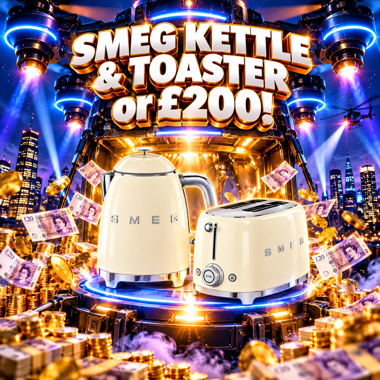 Smeg Kettle & Toaster or £200! #24