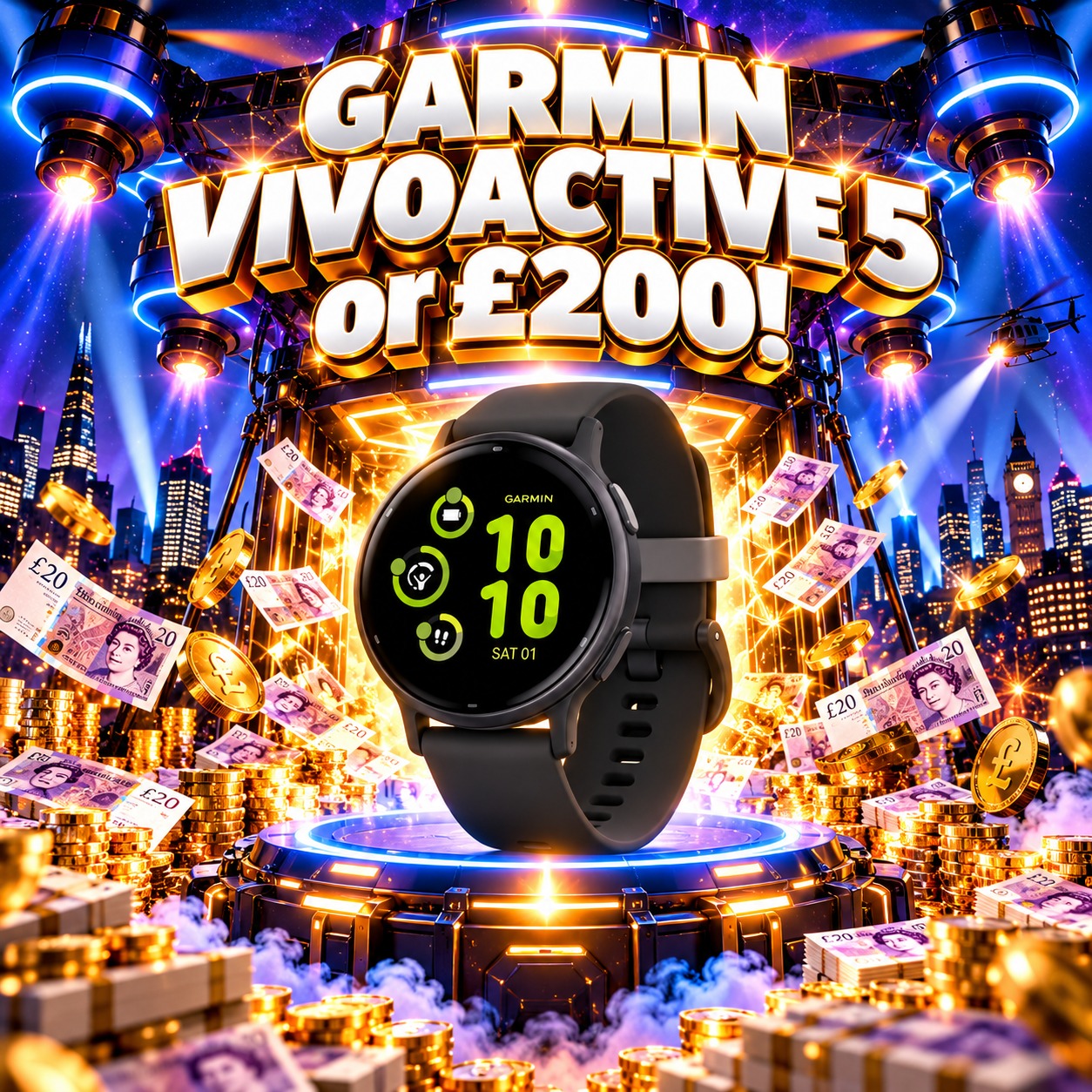 Garmin Vivoactive 5 or £200!