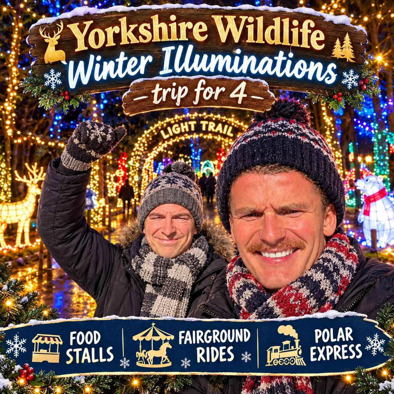 Yorkshire Wildlife Winter Illuminations for 4!