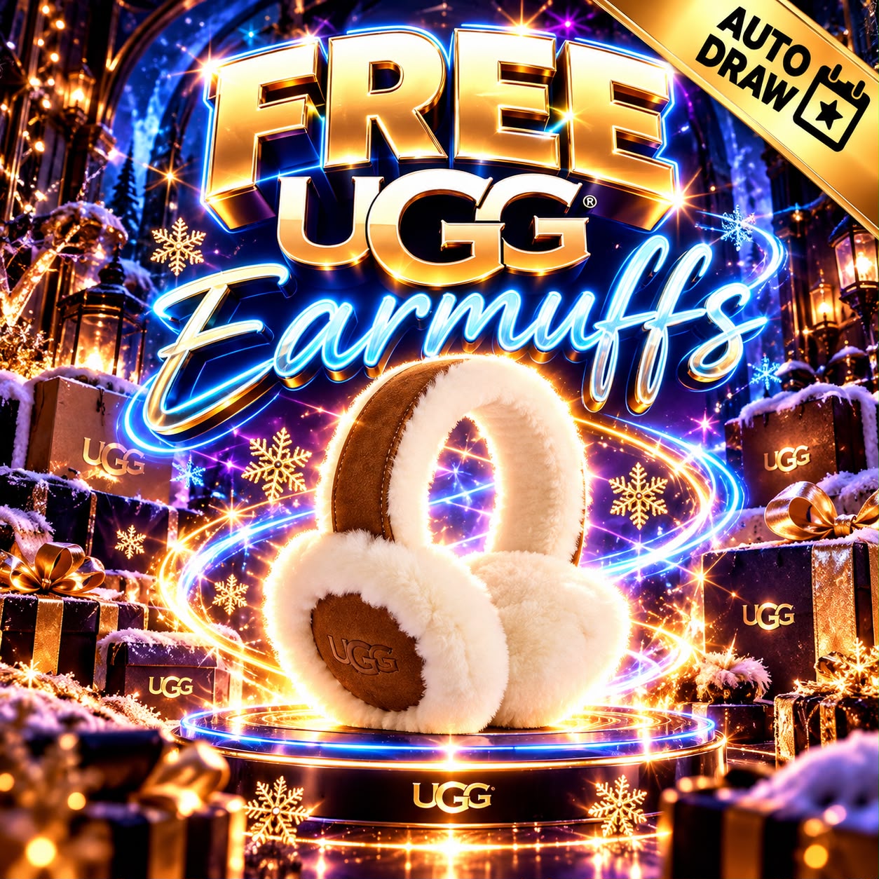 Free Ugg Earmuffs! - Auto Draw