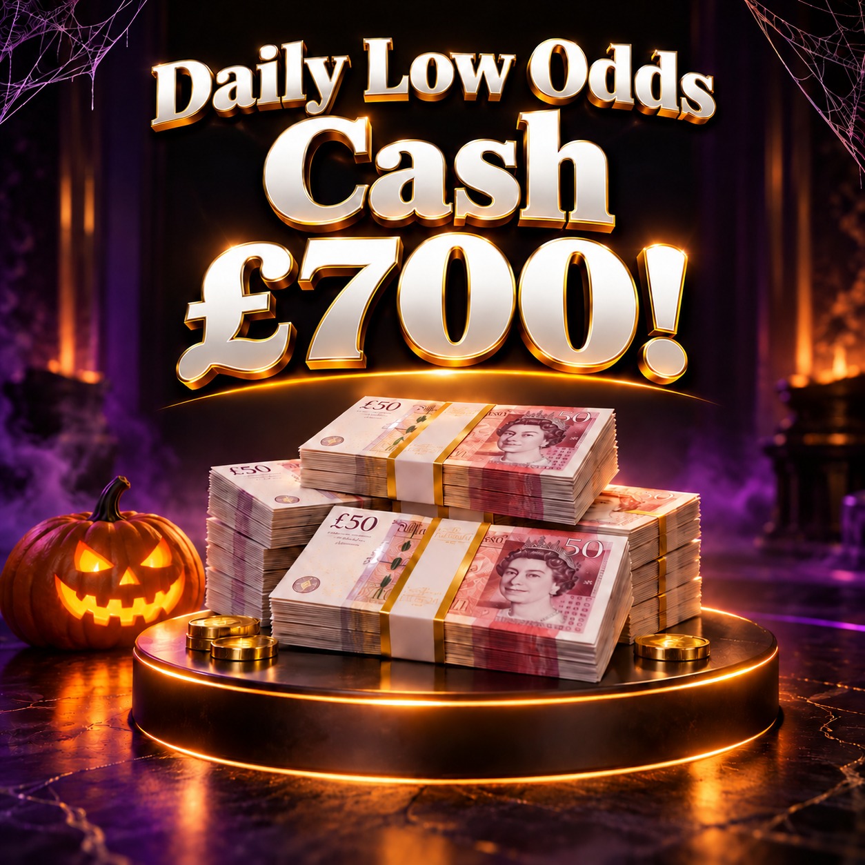 Daily Low Odds Cash - £700! #83