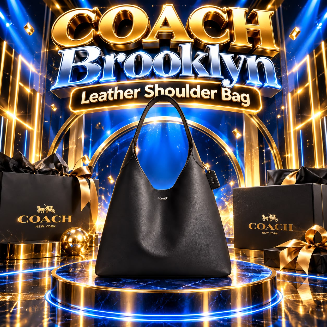 Coach Brooklyn Leather Shoulder Bag or £400!