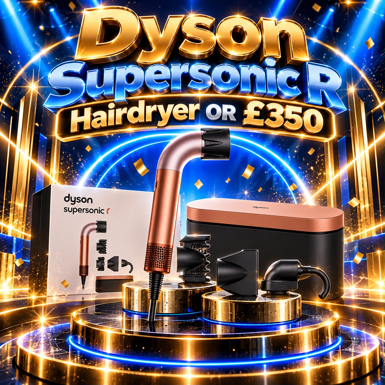 Dyson Supersonic R Hairdryer or £350!