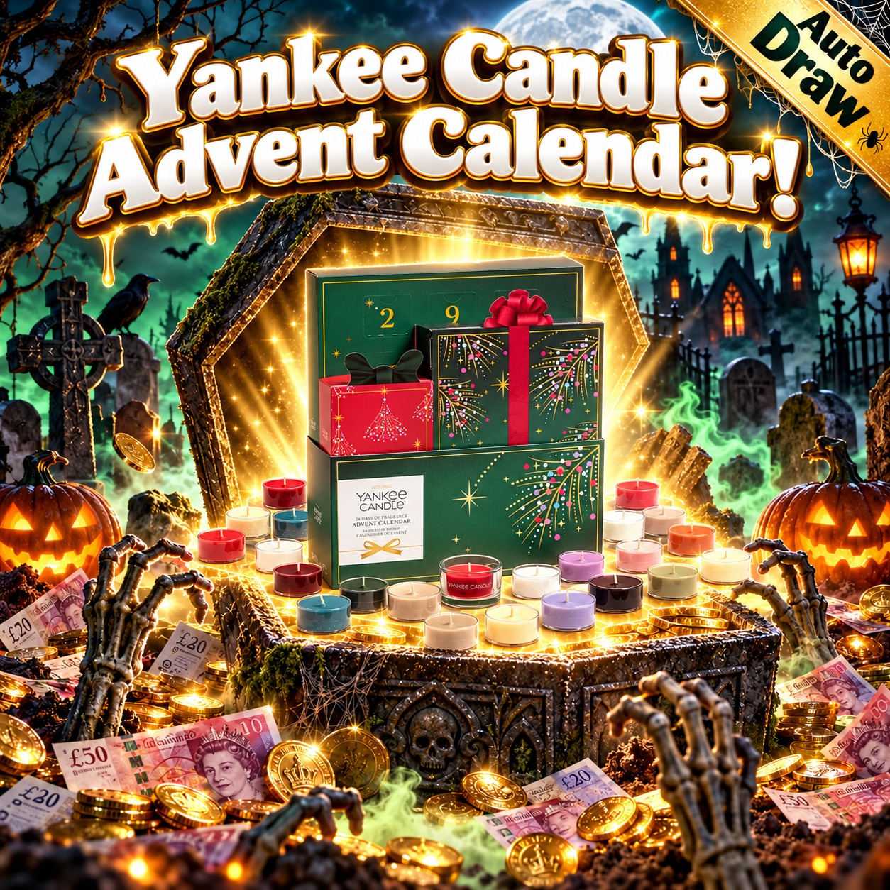 Free Yankee Candle Advent Calendar! - Auto Draw