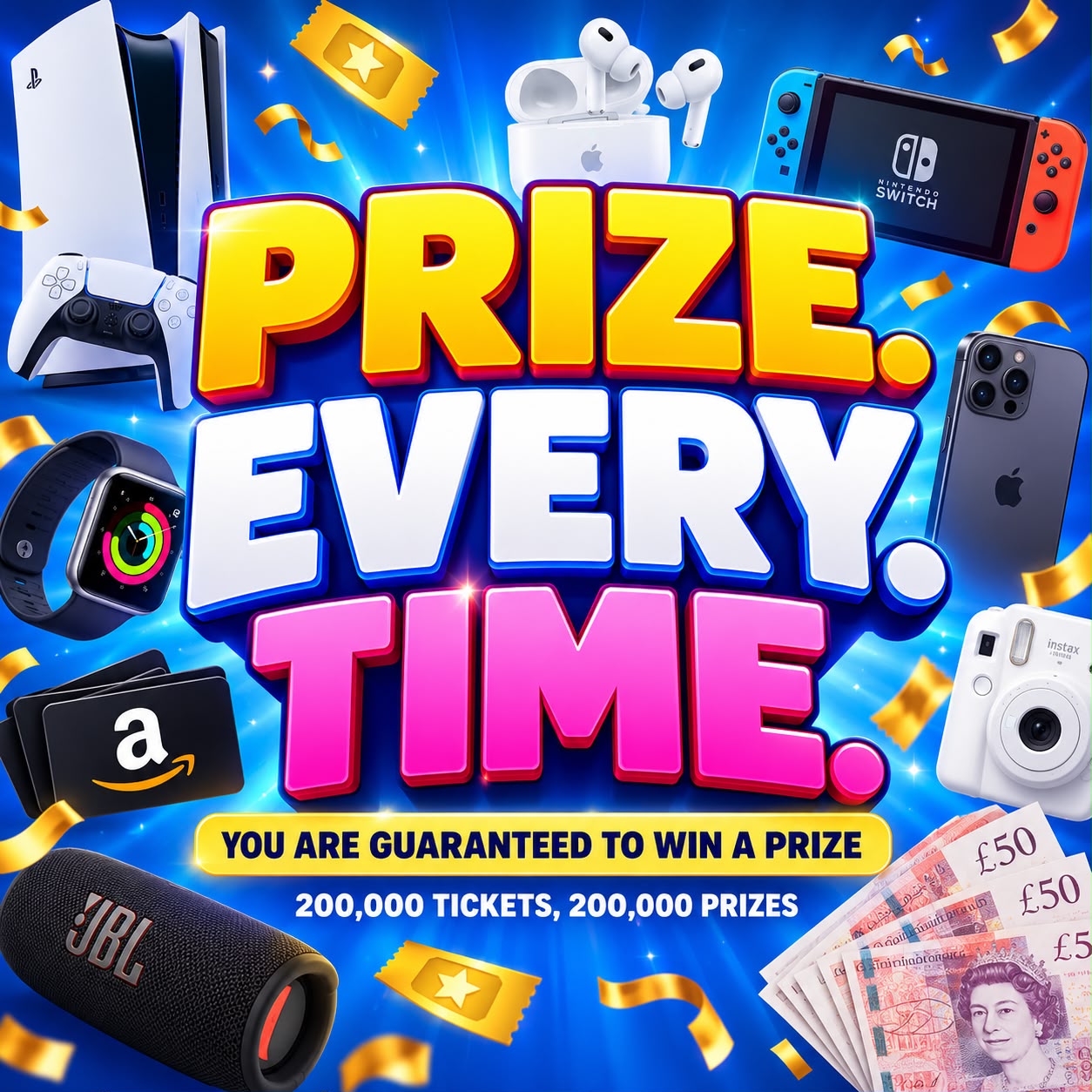 PRIZE EVERY TIME INSTANT WIN!