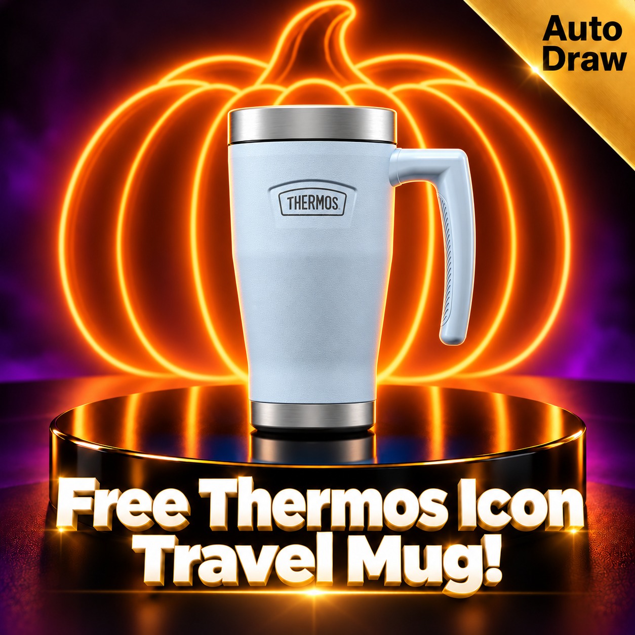 Free Thermos Icon Travel Mug! - Auto Draw