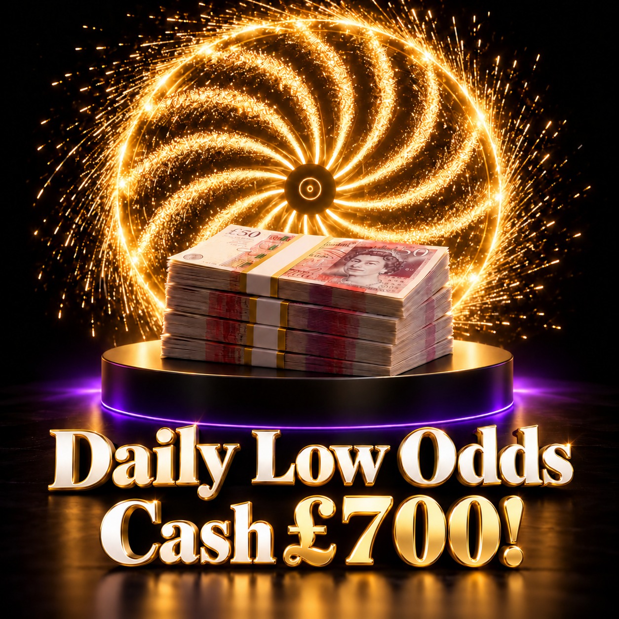 Daily Low Odds Cash - £700! #85