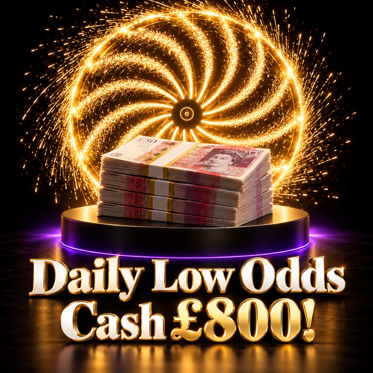 Daily Low Odds Cash - £800! #85