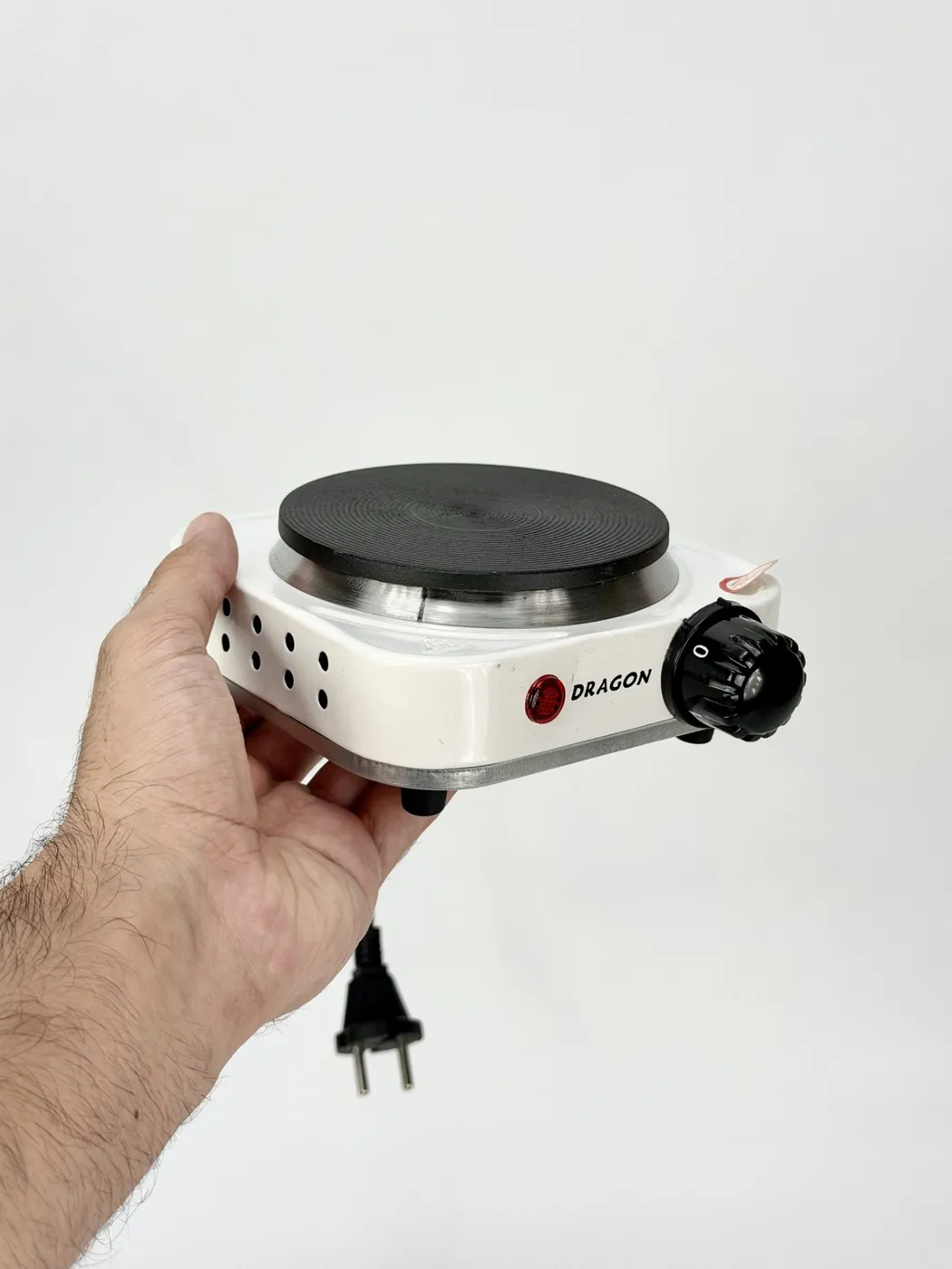 طباخ كهربائي مربع صغير 500 واط - دراغون (Dragon Electric Hot Plate) - صورة 4