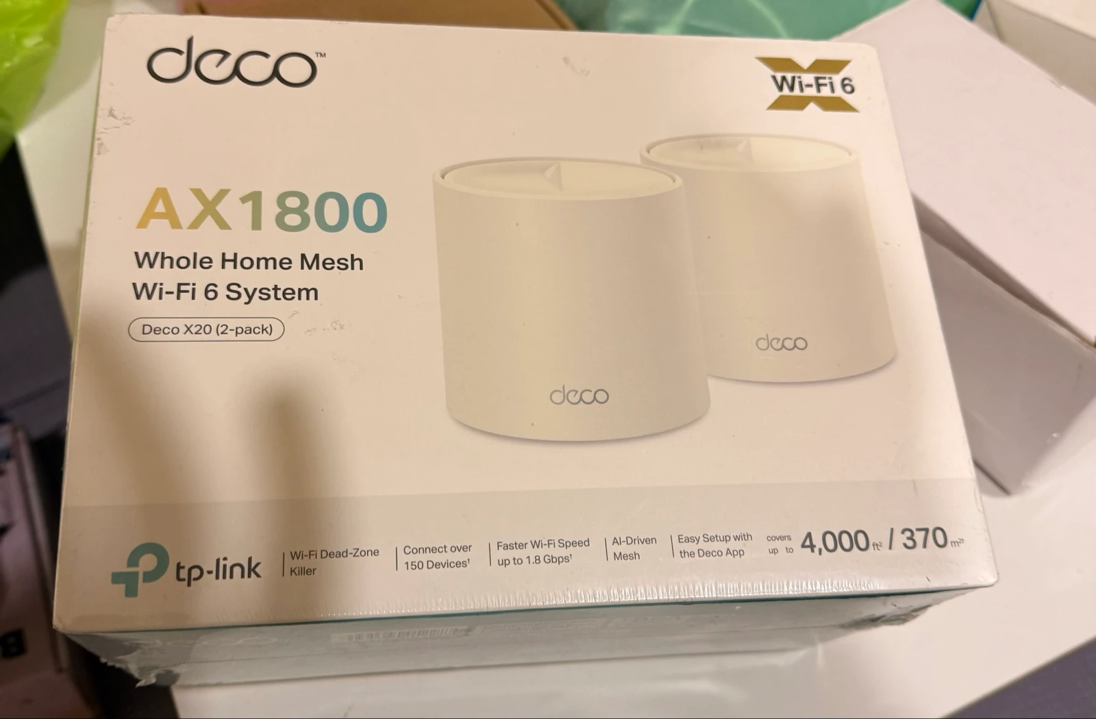 نظام شبكة واي فاي 6 تي بي لينك ديكو AX1800 | TP-Link Deco AX1800 Wi-Fi 6 Mesh...