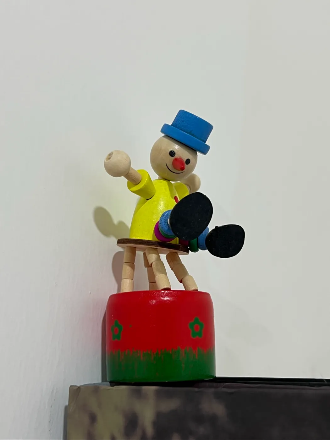 Pinocchio لعبة مهرج خشبية ملونة | Colorful Wooden Clown Toy
