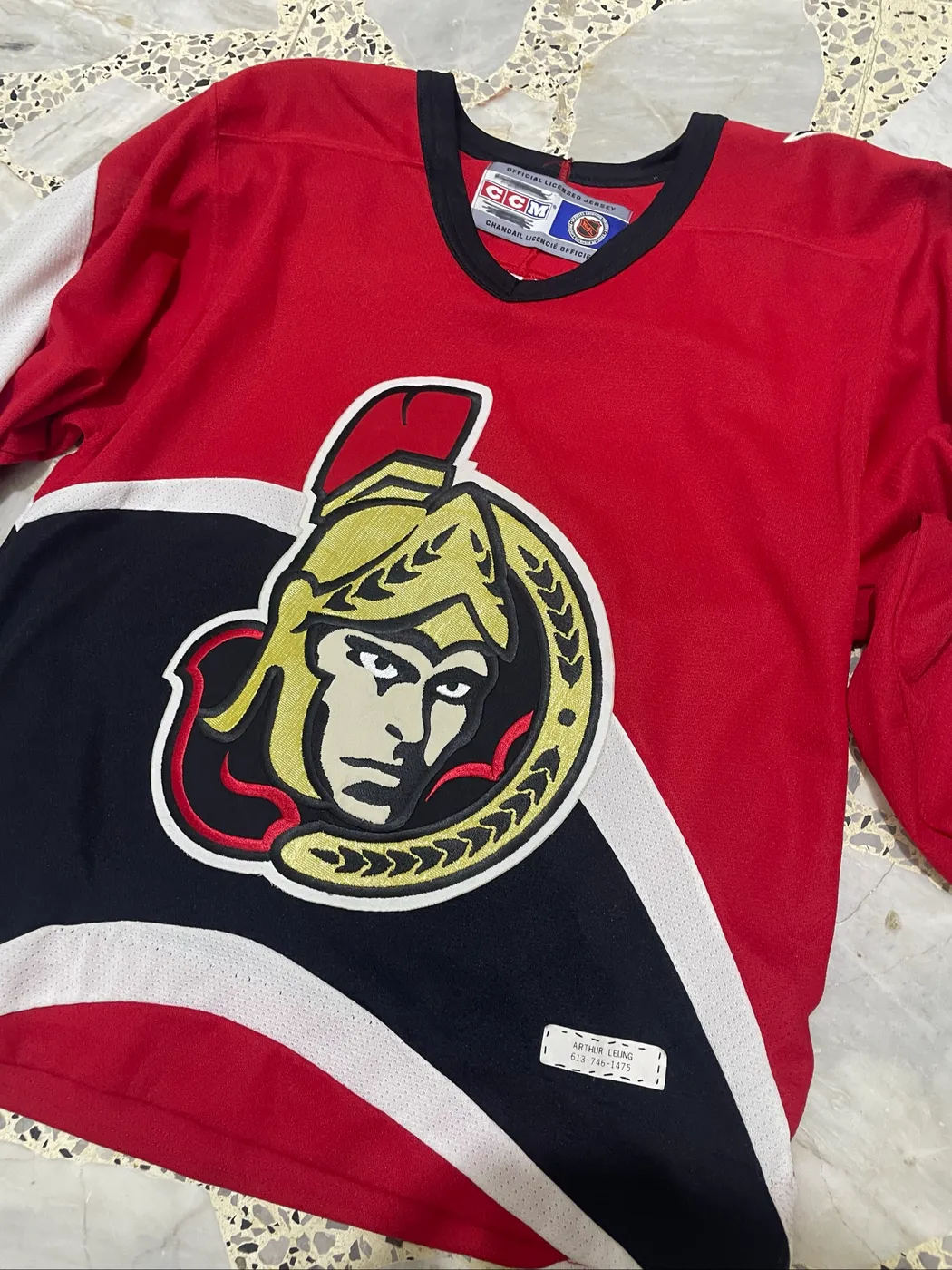 قميص فنتج هوكي تقليدي وعتيق (Vintage) لفريق أوتاوا سيناتورز (Ottawa Senators) - صورة 2