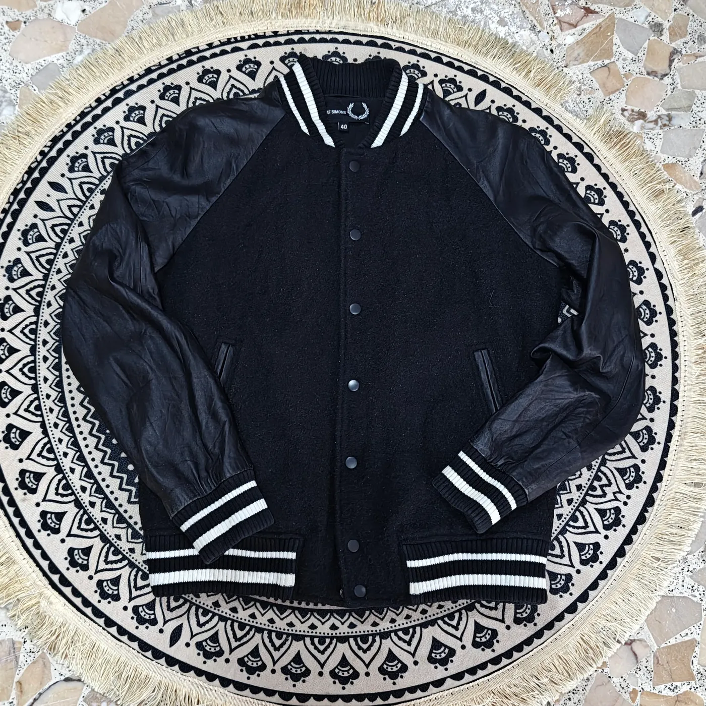 جاكيت فريد بيري راف سيمونز رجالي/نسائي | Fred Perry x Raf Simons Unisex Varsi... - صورة 5