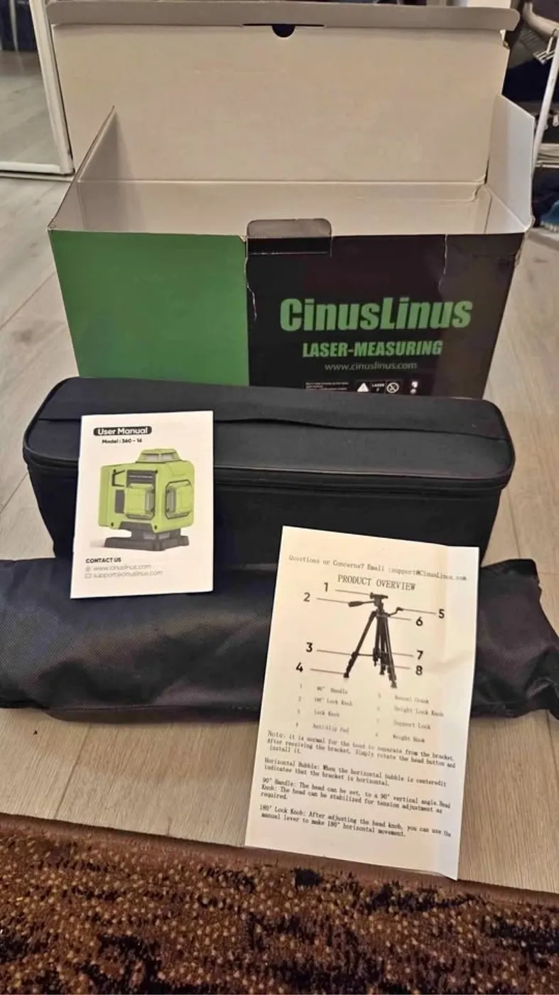 جهاز ليزر تسوية CinusLinus أخضر - صورة 3