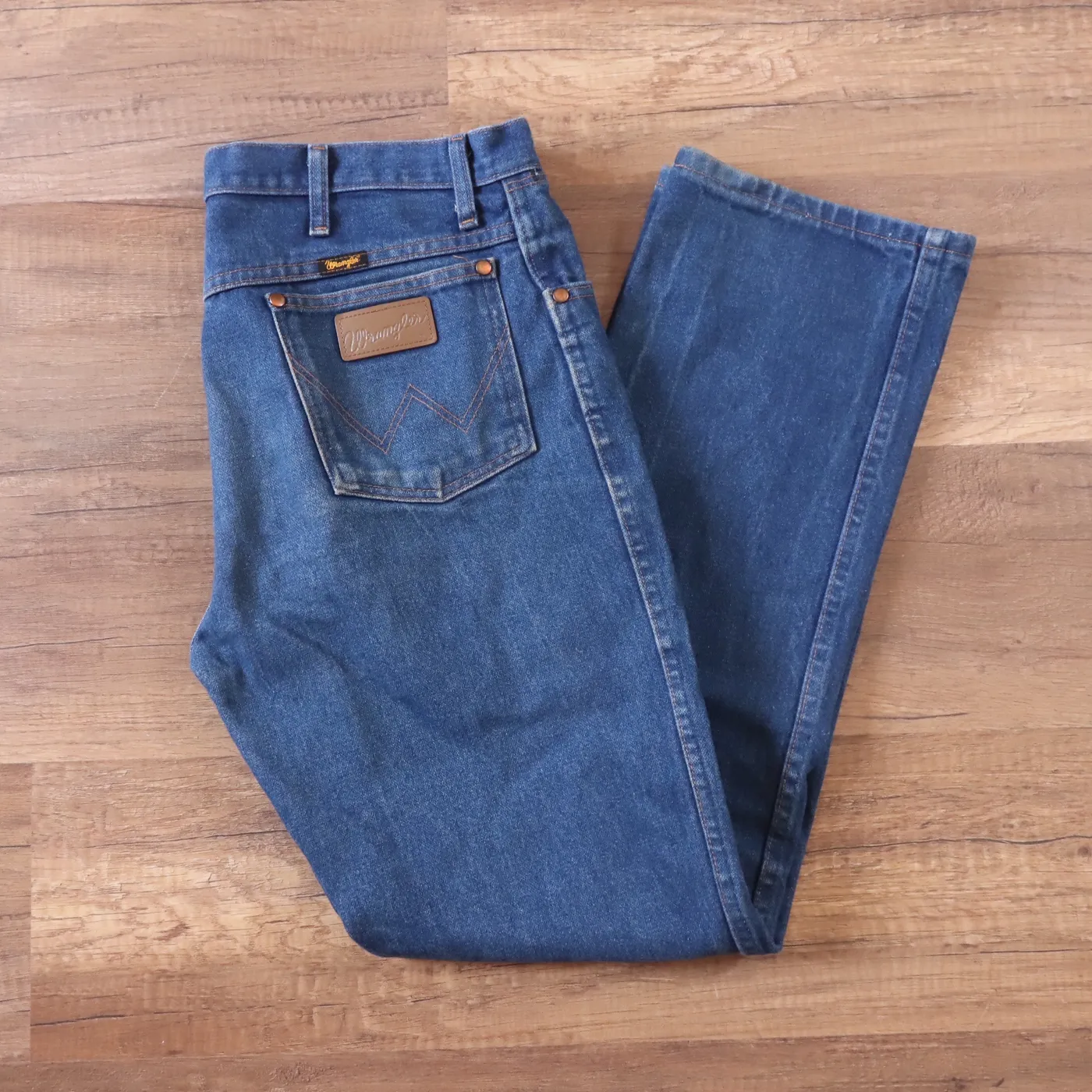 بنطرون جينز رانجلر أزرق | Wrangler Blue Denim Jeans