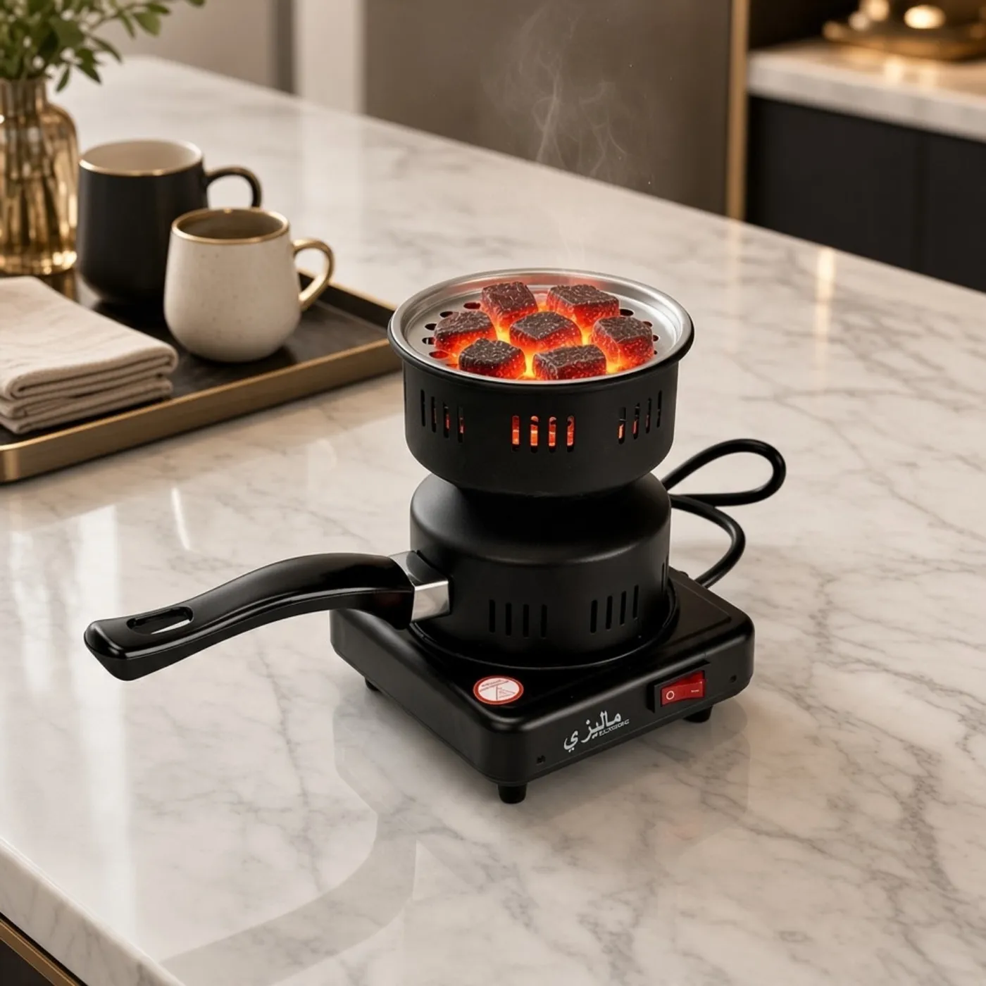 طباخ كهربائي بمقبض ماليزي - هُوت بليت (Malaysian Electric Hot Plate)