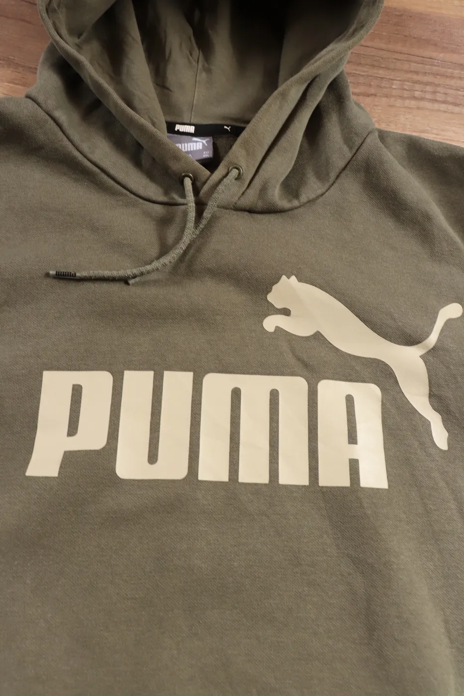 هودي PUMA لون زيتوني - صورة 3
