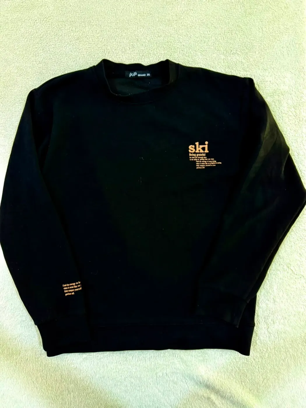سويتر أسود U& BRAND 20