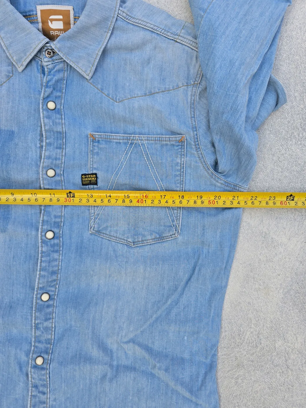 قميص جينز G-STAR RAW رجالي - صورة 5
