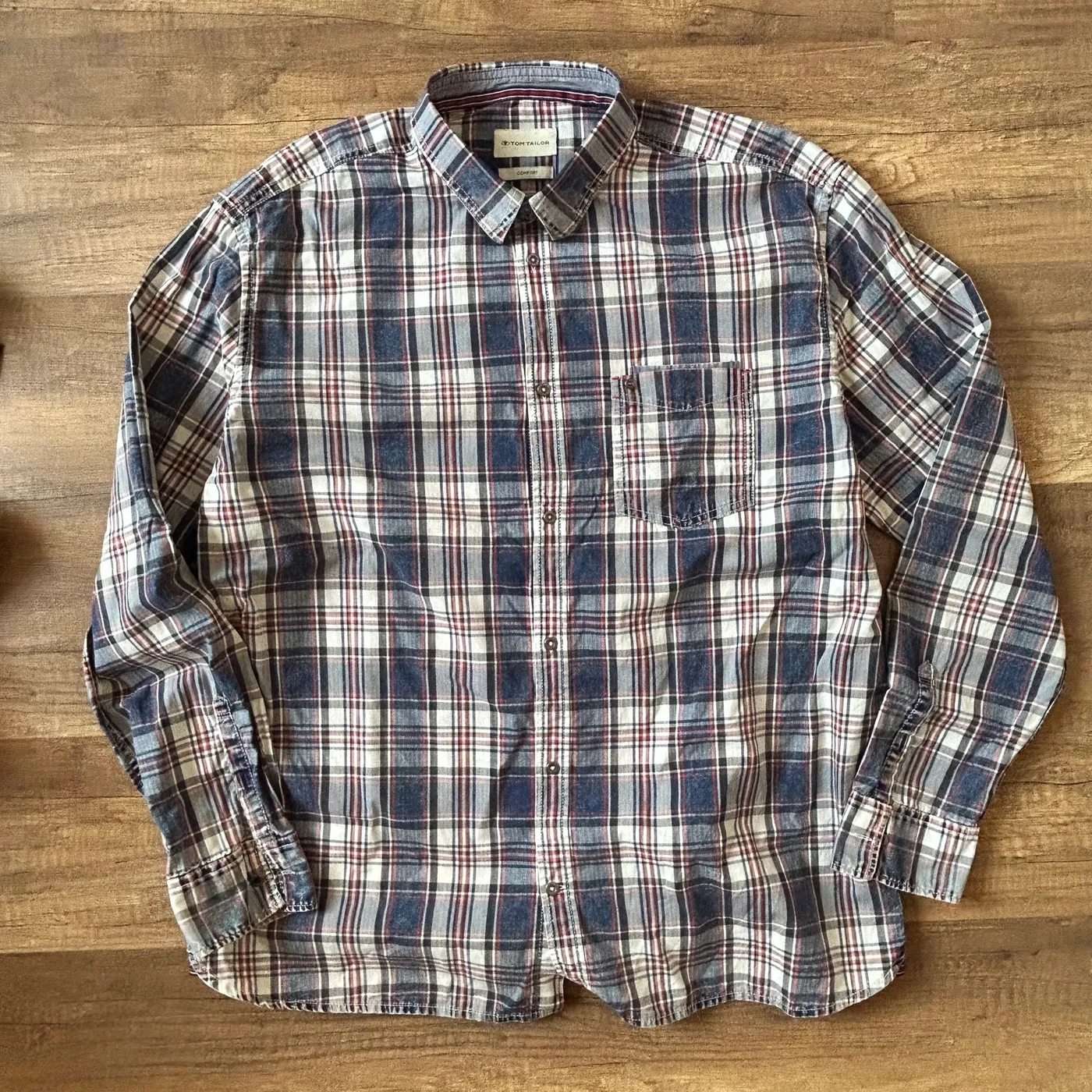 قميص كاروهات توم تيلور | Tom Tailor Plaid Shirt