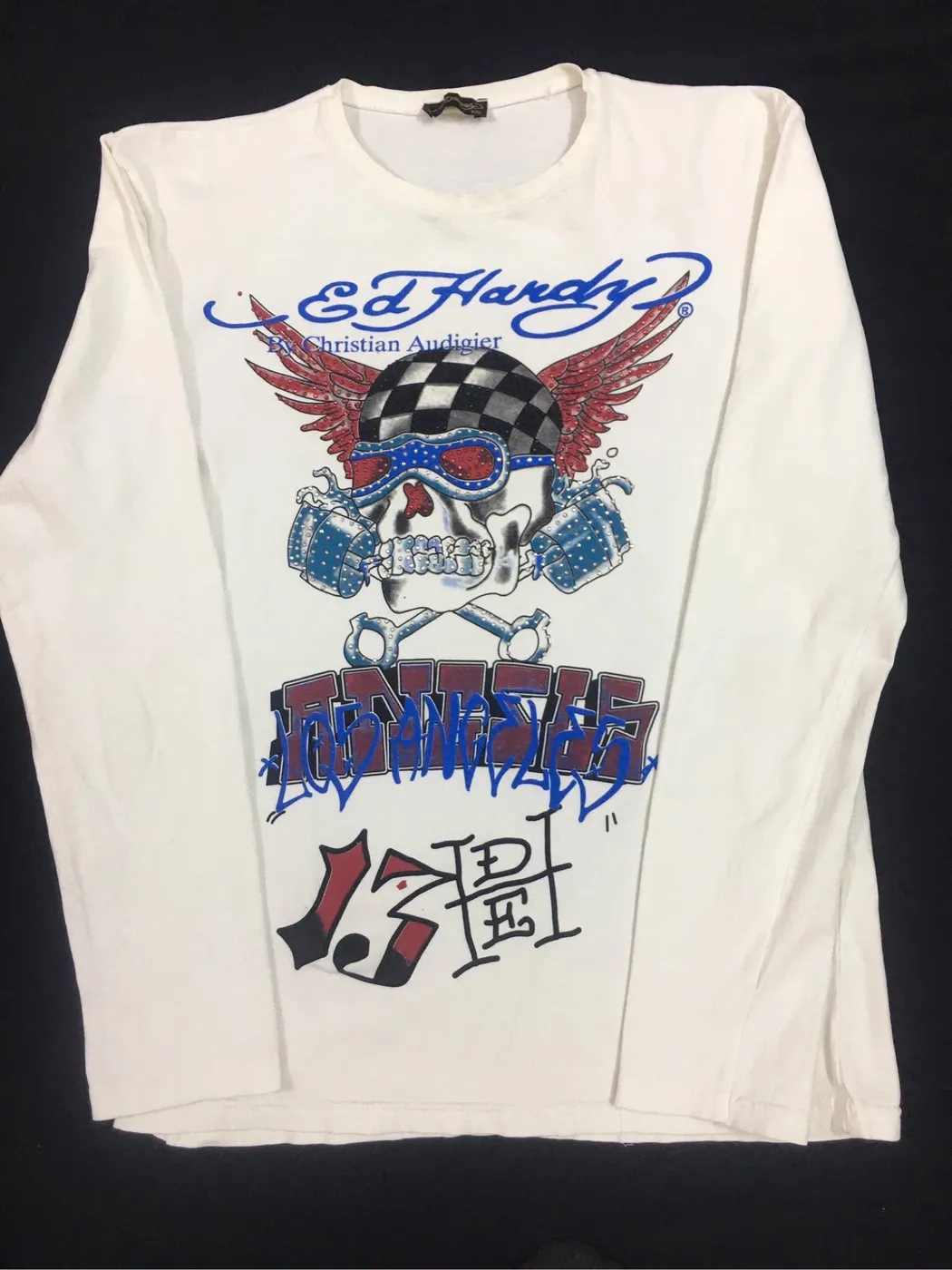 Ed Hardy by Christian Audigier Long Sleeve T-Shirt | تي شيرت إد هاردي بأكمام ...