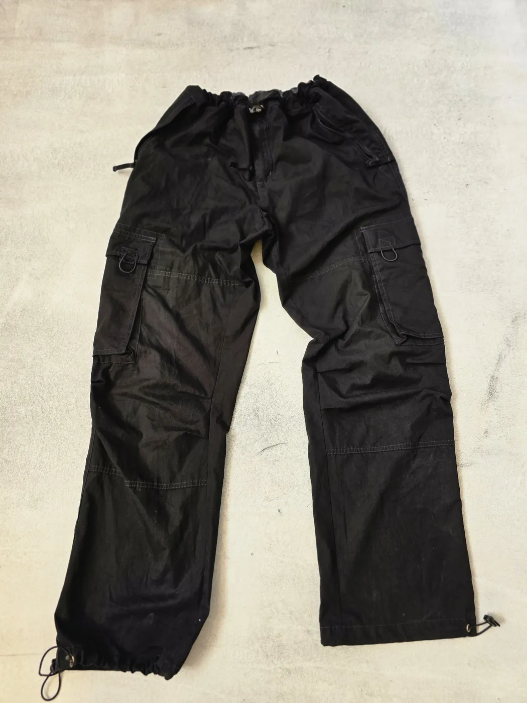 بنطرون كارجو أسود العلامة التجارية C.W. CASUAL WEAR