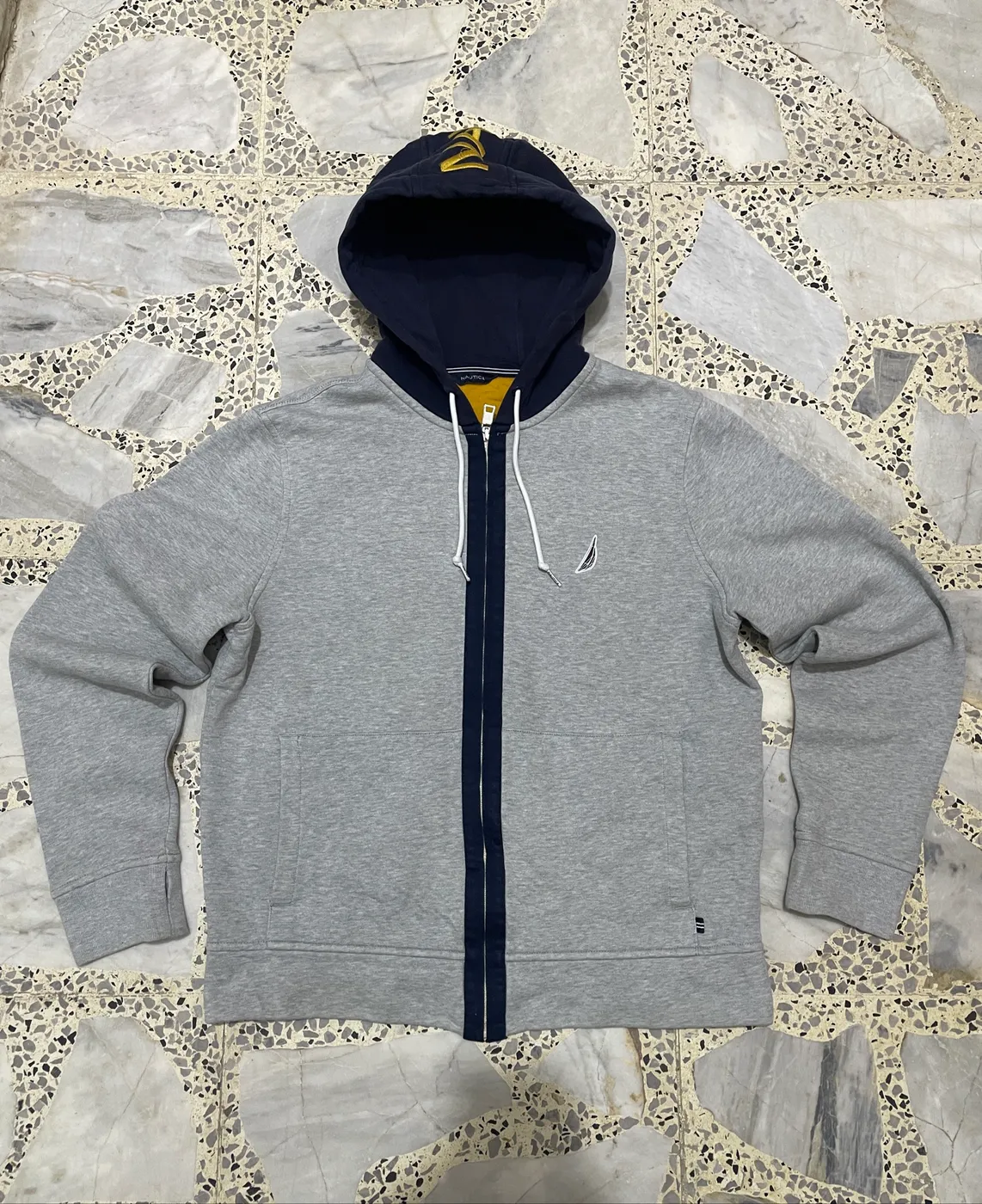 جاكيت Nautica أصلي هودي بسحاب كامل 🌟