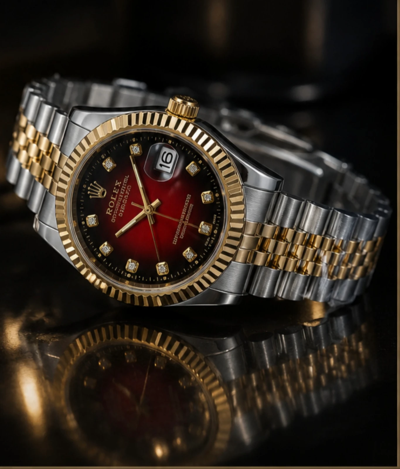 ساعه ميناء احمر الشركه Rolex