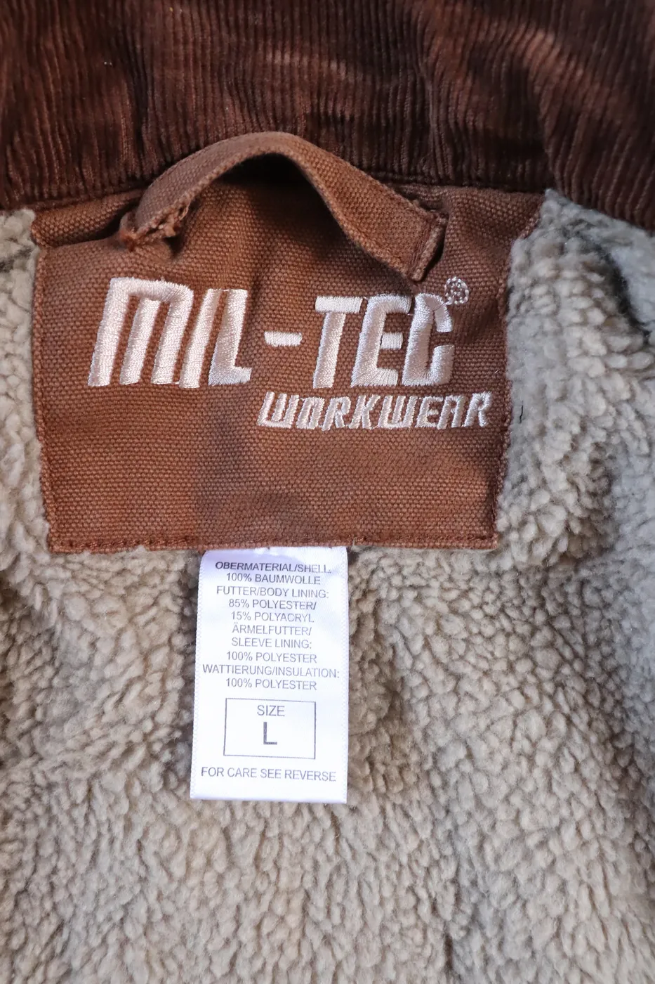 قمصلة MIL-TEC شتوية لون بني - صورة 4