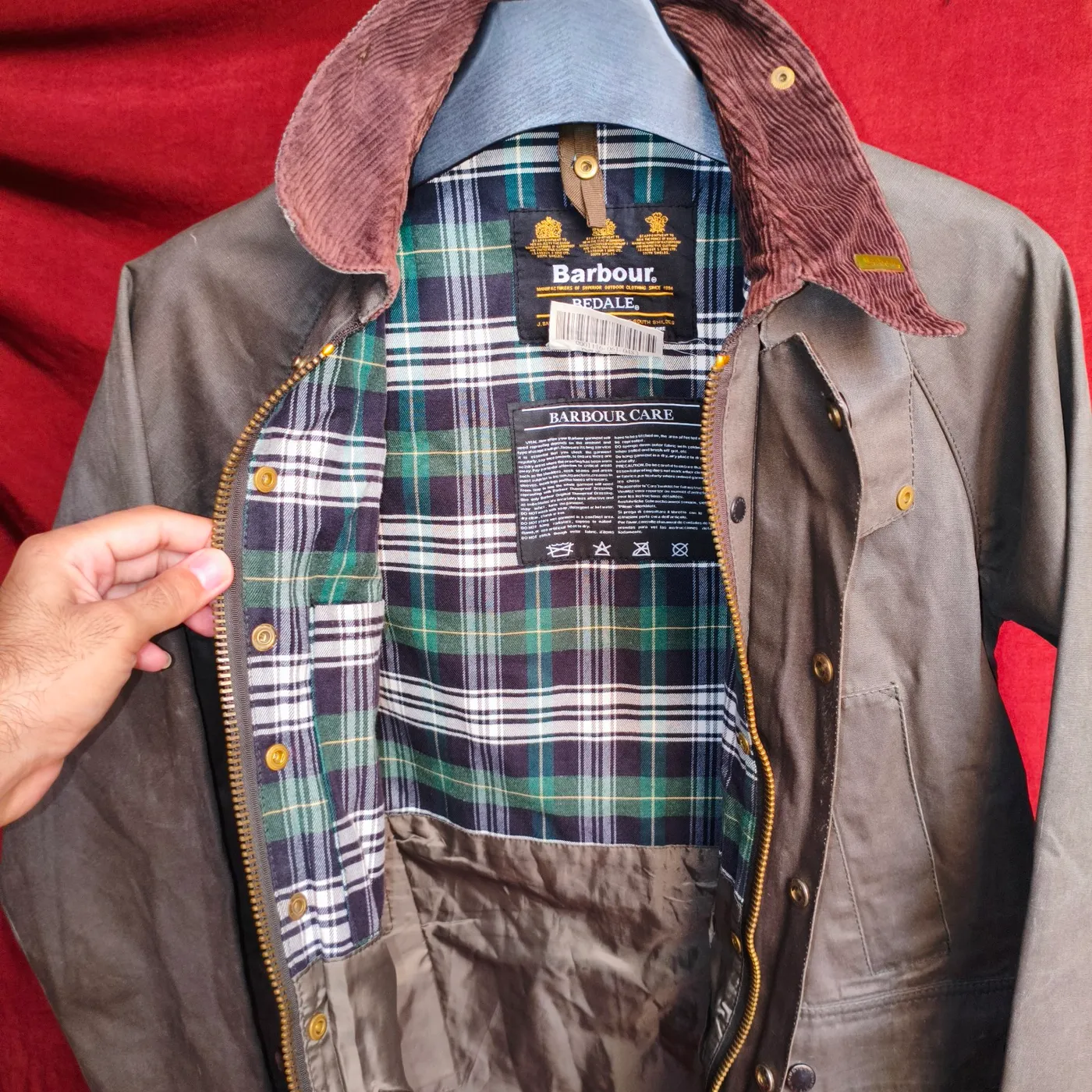 سترة/جاكيت باربور زيتي كلاسيكي أصلي – Barbour Bedale Waxed Jacket (صنع في إنجلترا)