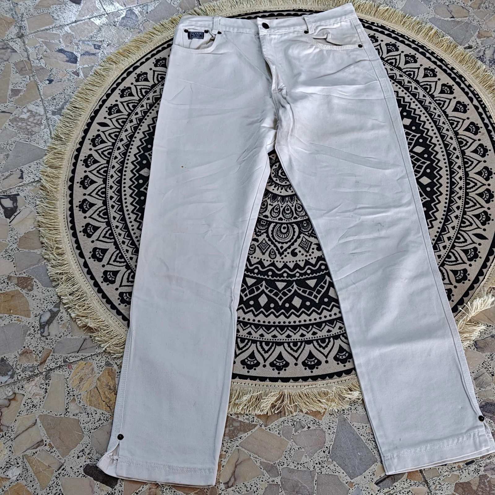 بنطلون سوبرير كواليتي رجالي أبيض | Superior Quality Men's White Pants