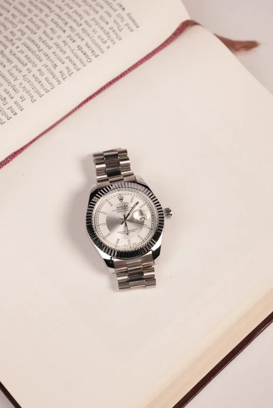 ساعة ROLEX كوبي اطار مسنن - صورة 3