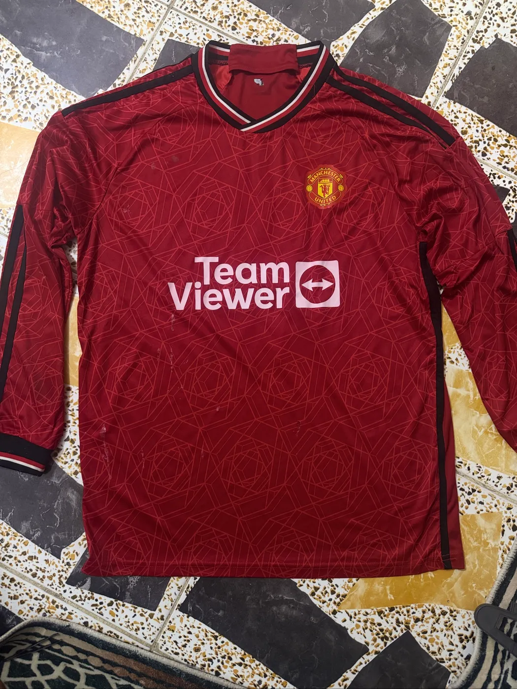 فانيلة مانشستر يونايتد أكمام طويلة | Manchester United Long Sleeve Jersey