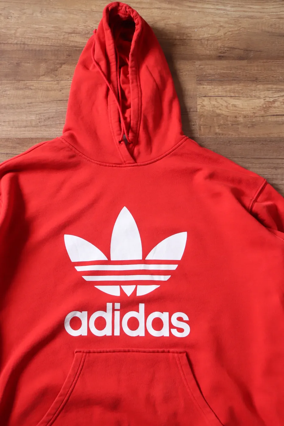هودي أديداس أحمر | Red Adidas Hoodie - صورة 2