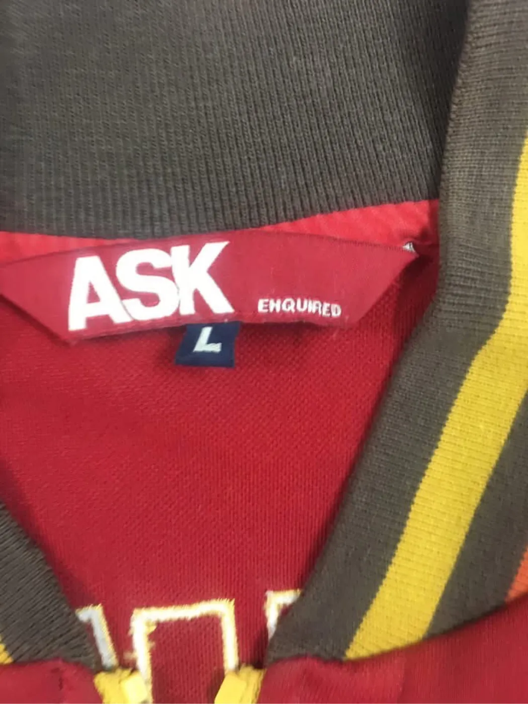 جاكيت ASK أحمر وبني - صورة 4