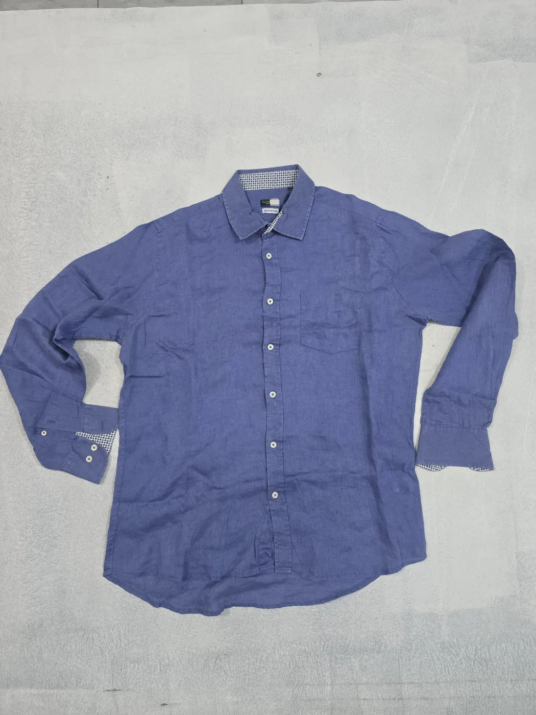 قميص لنن خالص ١٠٠%من شركة "Cotton & Silk